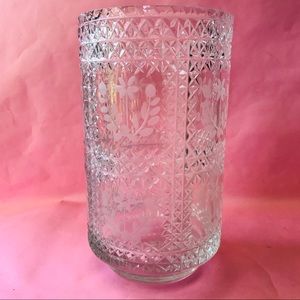 Antique crystal vase